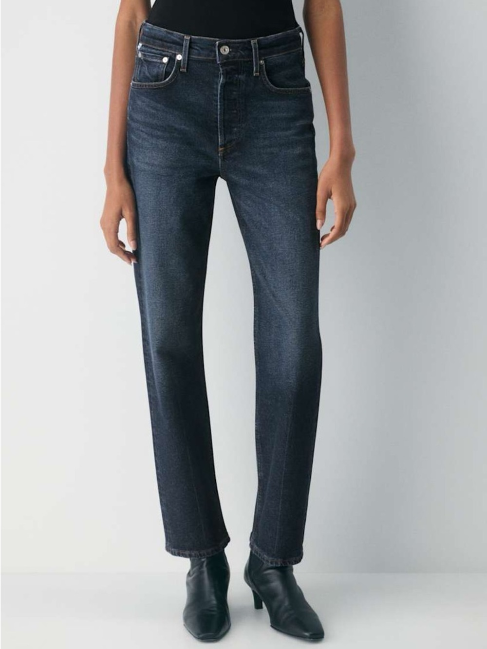 Citizens Of Humanity Blaine Straight Leg Jeans - Dark Indigo Wash